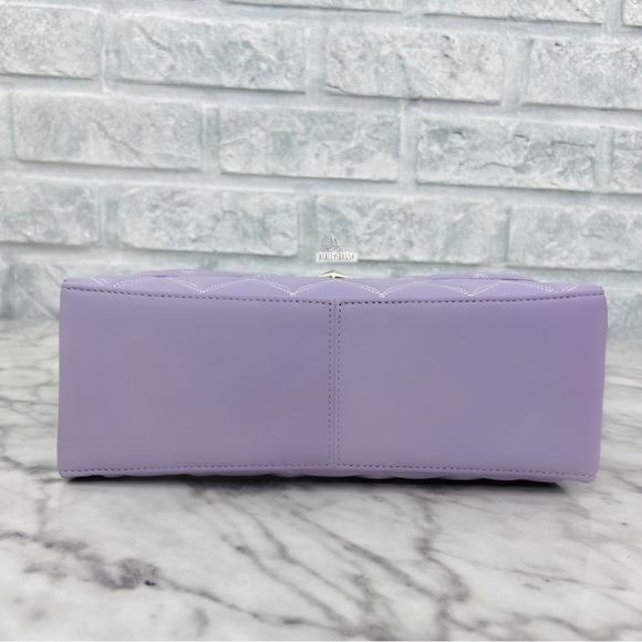 Kate Spade Natalia Quilted Leather Medium Flap Chain Shoulder Bag Crossbody - Picture 7 of 13